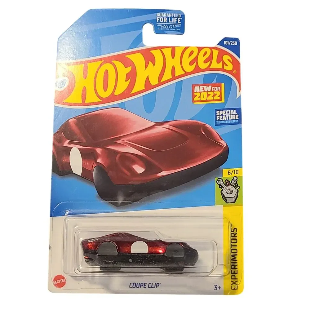 Hot Wheels Experimotors 6/10 Red Coupe Clip w/ Special Feature Read new